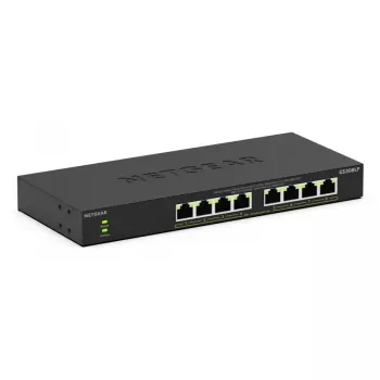 NETGEAR GS308LP Nepārvaldāms Gigabitu Ethernet (10/100/1000) barošana caur Ethernet (PoE) galddators Melns
