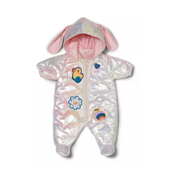 Leļļu kombinezons Peterkin BABY born Winter Suit Cream 43 cm lellēm, salokāms, piemērots no 3 gadu vecuma