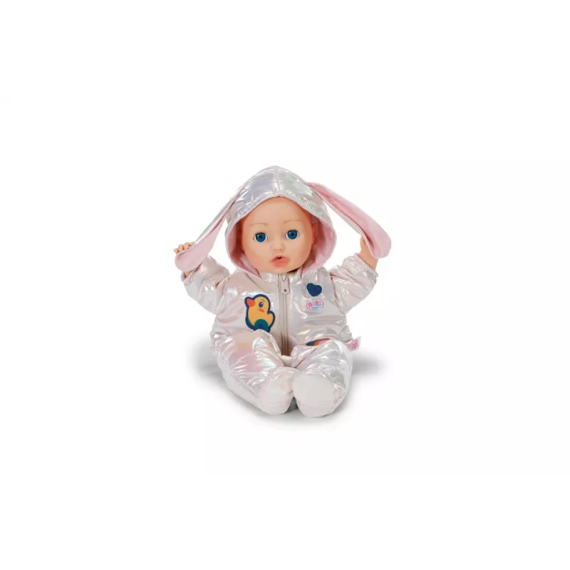 Leļļu kombinezons Peterkin BABY born Winter Suit Cream 43 cm lellēm, salokāms, piemērots no 3 gadu vecuma