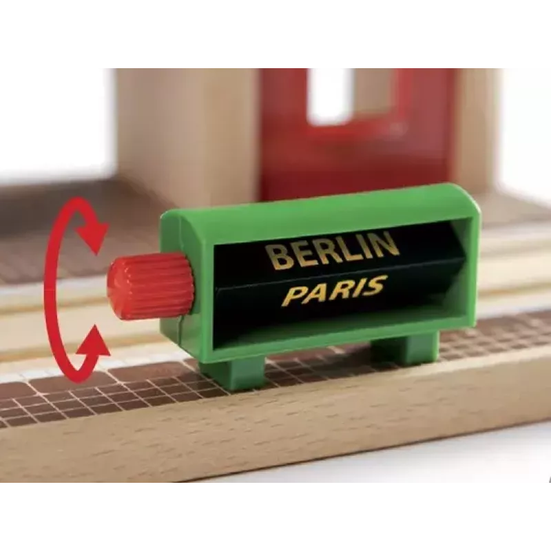 Model Railway Record & Play Station by Ravensburger – BRIO, 3 daļas, AA baterija, melna/zaļa/sarkana