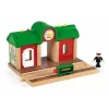 Model Railway Record & Play Station by Ravensburger – BRIO, 3 daļas, AA baterija, melna/zaļa/sarkana
