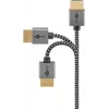 Goobay HDMI kabelis 3 m Type A vīrišķais pret vīrišķo 18 Gbit/s pelēks