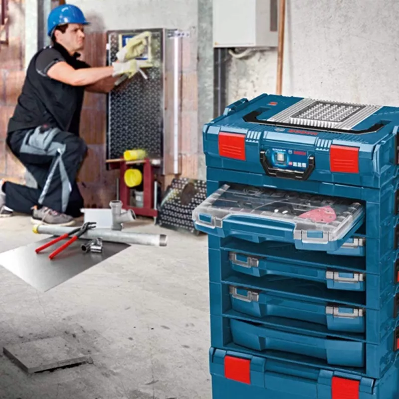 Instrumentu kaste Bosch i-BOXX 53 set 10 Professional Daudzkrāsains ABS sintētika