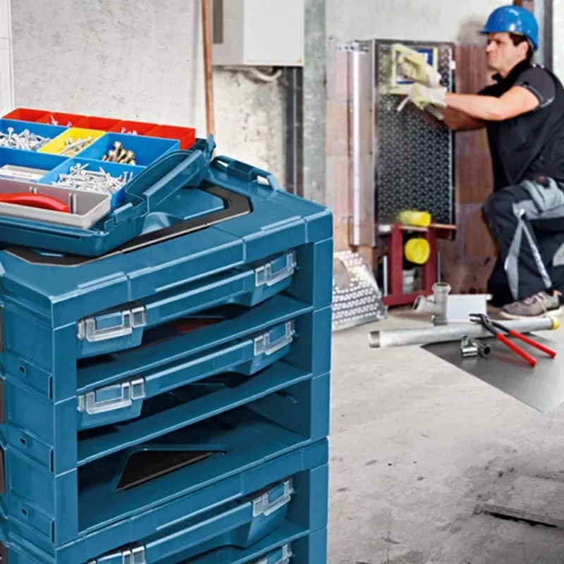 Instrumentu kaste Bosch i-BOXX 53 set 10 Professional Daudzkrāsains ABS sintētika