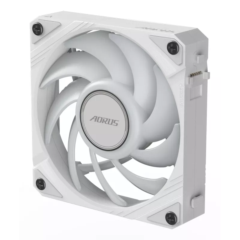 GIGABYTE AORUS EZ CHAIN FAN 120 ICE Viss-vienā šķidruma dzesētājs 12 cm Balts
