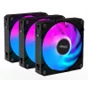 GIGABYTE AORUS EZ CHAIN FAN 120 (3 gab.) mātesplate 12 cm melns 3 gab.