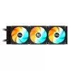 GIGABYTE GAMING 360 šķidruma CPU dzesētājs - 3x120mm ARGB ventilatori, iebīdāms bloķēšanas mehānisms, DAISY-CHAIN, saderīgs ar Intel LGA 1851 un AMD AM5