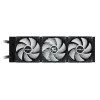 GIGABYTE GAMING 360 šķidruma CPU dzesētājs - 3x120mm ARGB ventilatori, iebīdāms bloķēšanas mehānisms, DAISY-CHAIN, saderīgs ar Intel LGA 1851 un AMD AM5