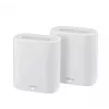 ASUS EBM68(2PK) – Expert WiFi Tri-band (2.4 GHz / 5 GHz / 5 GHz) Wi-Fi 6 (802.11ax) Balts 3 iekšējās