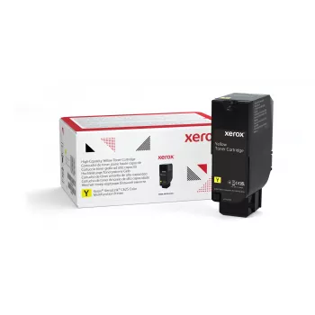 Xerox Genuine ® VersaLink® C625 krāsu daudzfunkciju printera dzeltenā lielas ietilpības tonera kasetne (16000 lpp.) - 006R04639