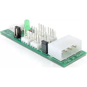 DELOCK sadales plate 6x ventilators 5V/12V
