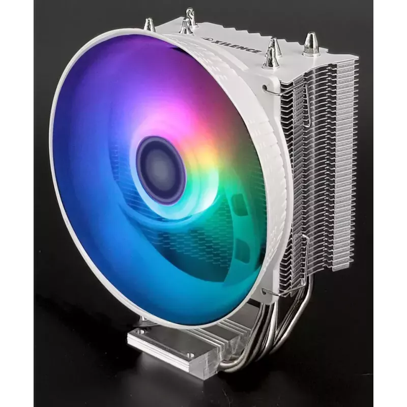 CPU dzesētājs XILENCE Performance C XC229 120 mm, TDP 150 W, balts, 500–1800 RPM, šķidruma dinamiskais gultnis, vairāku ligzdu atbalsts