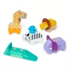 Konstrukciju rotaļlietu komplekts Spin Master Melissa & Doug Blockables Safari Playset – figūras un kraujamie klucīši