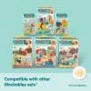 Konstrukciju rotaļlietu komplekts Spin Master Melissa & Doug Blockables Safari Playset – figūras un kraujamie klucīši