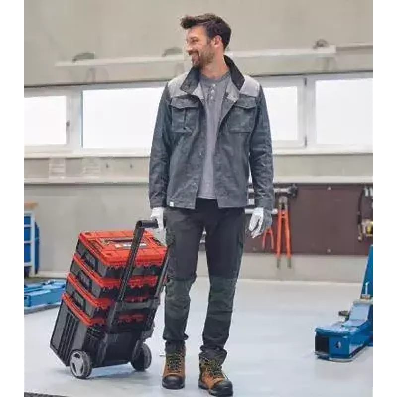 Instrumentu kaste Einhell E-Case L Polipropilēns Melns Sarkans 41.5x27.3x32 cm