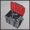 Instrumentu kaste Einhell E-Case L Polipropilēns Melns Sarkans 41.5x27.3x32 cm