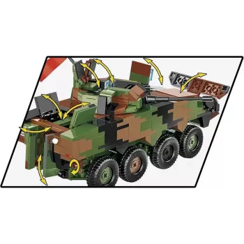 Brick Model Kit Cobi Armed Forces KTO Rosomak 2-in-1 (COBI-2629)