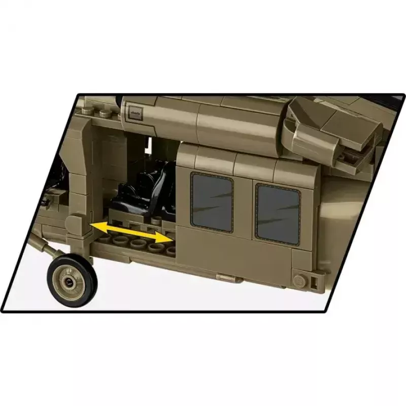 Konstrukciju komplekts Cobi Sikorsky UH-60 Melns Hawk 928 bloki, modelis COBl-5906