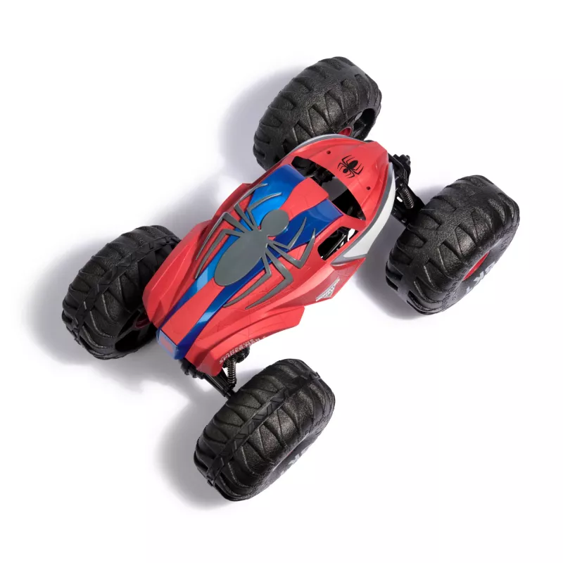 Monster Jam Marvel Mega Spider-Man RC Monster Truck, visurgājējs, vairāk nekā 2 pēdas garš, 1:6 mērogā, supervaroņu bērnu rotaļlietas zēniem un meitenēm no 4 gadu vecuma