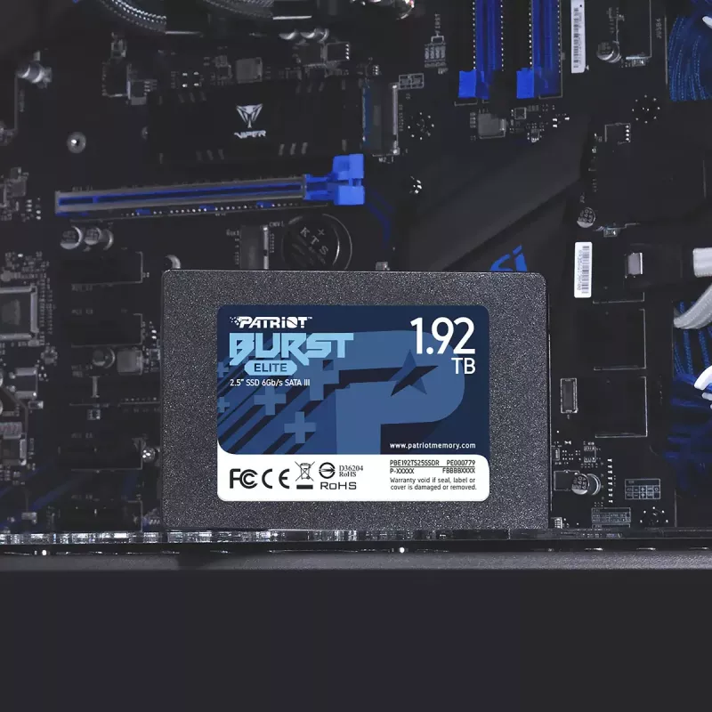 SSD disks Patriot Burst Elite 1.92TB 2.5 collu SATA 3.0 PBE192TS25SSDR