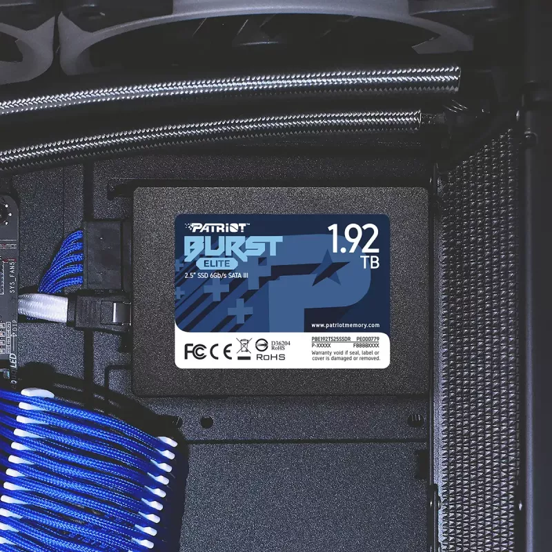SSD disks Patriot Burst Elite 1.92TB 2.5 collu SATA 3.0 PBE192TS25SSDR