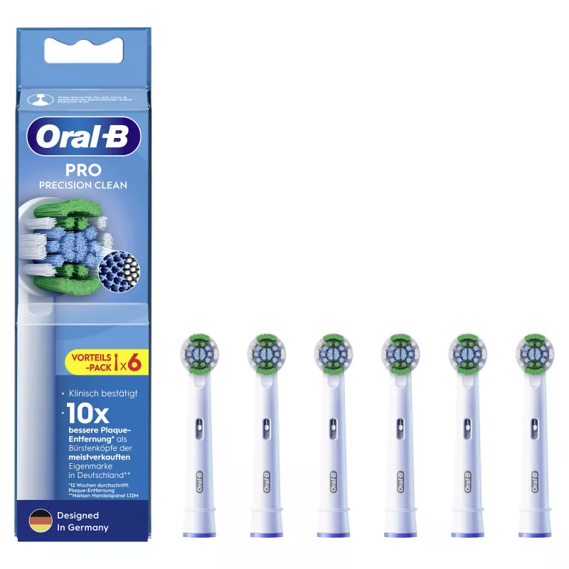 Zobu birstes galviņas Braun Oral-B Pro Precision Clean 6 iepakojumā