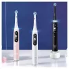 Oral-B iO Duo Pieaugušo vibrējošā zobu birste Melna, Rožu