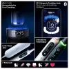 Oral-B iO iO10 pieaugušo rotējošā zobu birste melnā krāsā