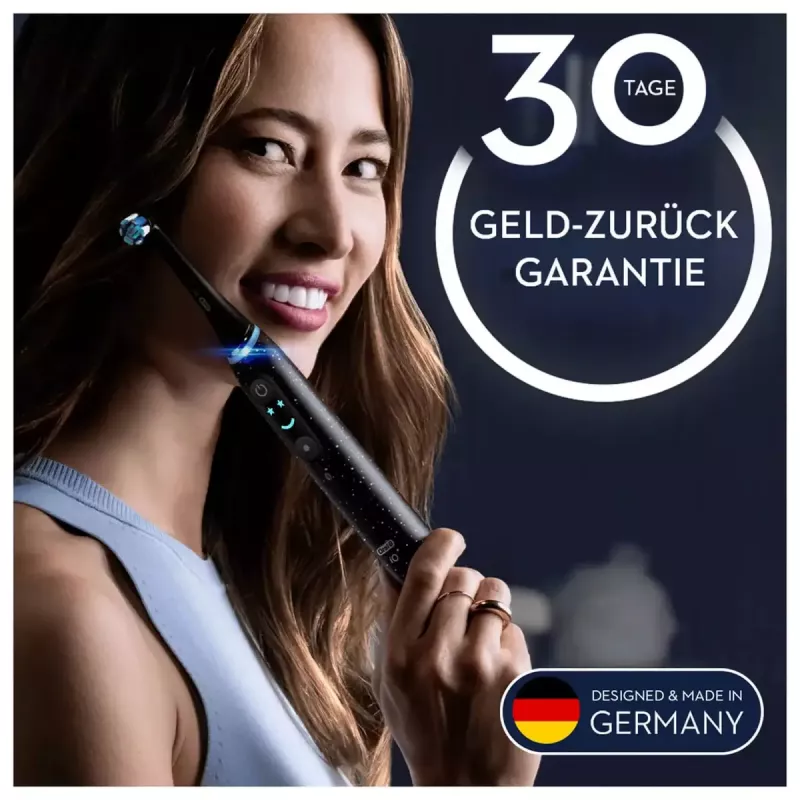 Oral-B iO iO10 pieaugušo rotējošā zobu birste melnā krāsā