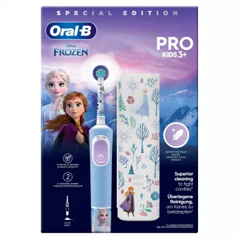 Oral-B Vitality Pro Frozen bērnu rotējoši svārstīga zobu birste melna, pelēka