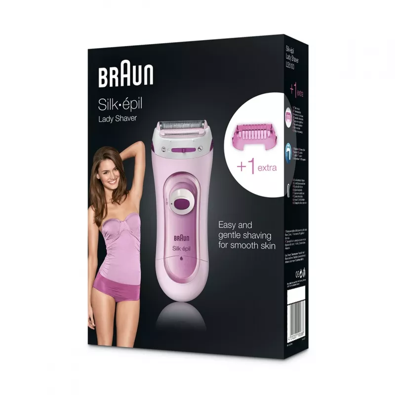 Braun Silk-epil 5 LS5100 dāmu skuveklis, rozā