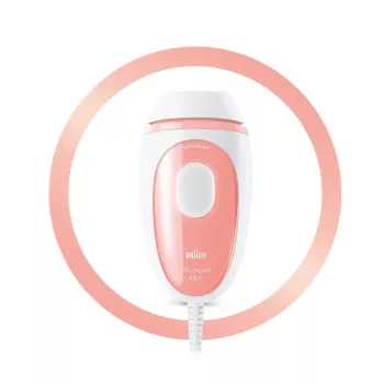 Braun Silk-expert Mini PL1000 IPL Intensīva impulsa gaismas (IPL) ierīce Rozā, Balta