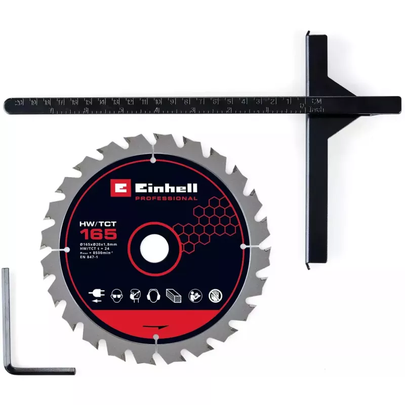 Bezvada ripzāģis EINHELL Professional TP-CS 18/165 Li BL, 18 V, solo (bez akumulatora/lādētāja)