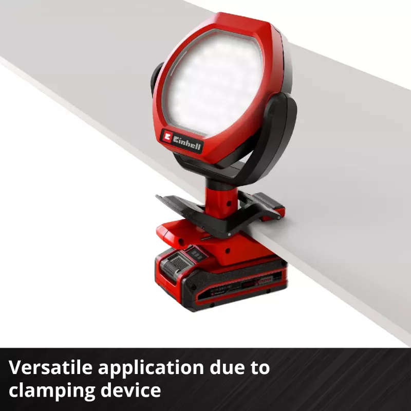 Bezvadu āra lampa EINHELL GC-OL 18/1500 Li‑Solo — LED gaisma, akumulators un lādētājs nav iekļauti