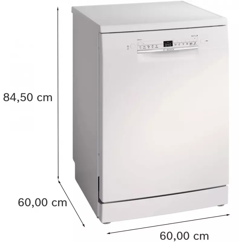 Bosch Serie 2 SMS2HTW08E trauku mazgājamā mašīna Brīvi stāvoša 13 galda piederumu komplekti