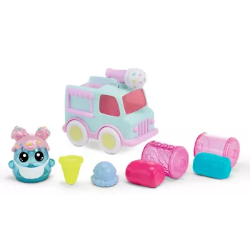 MGA Entertainment DohKins Ice Cream Truck & Baker, Modelēšanas mālu komplekts, Daudzkrāsains, Bērnam, Zēnam/Meitenei, 3 gadi, 99 gadi