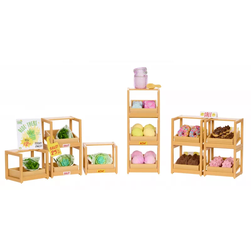 Miniverse Spaces Furniture Pack PDQ, kafejnīca, 8 gadi, daudzkrāsains, plastmasa
