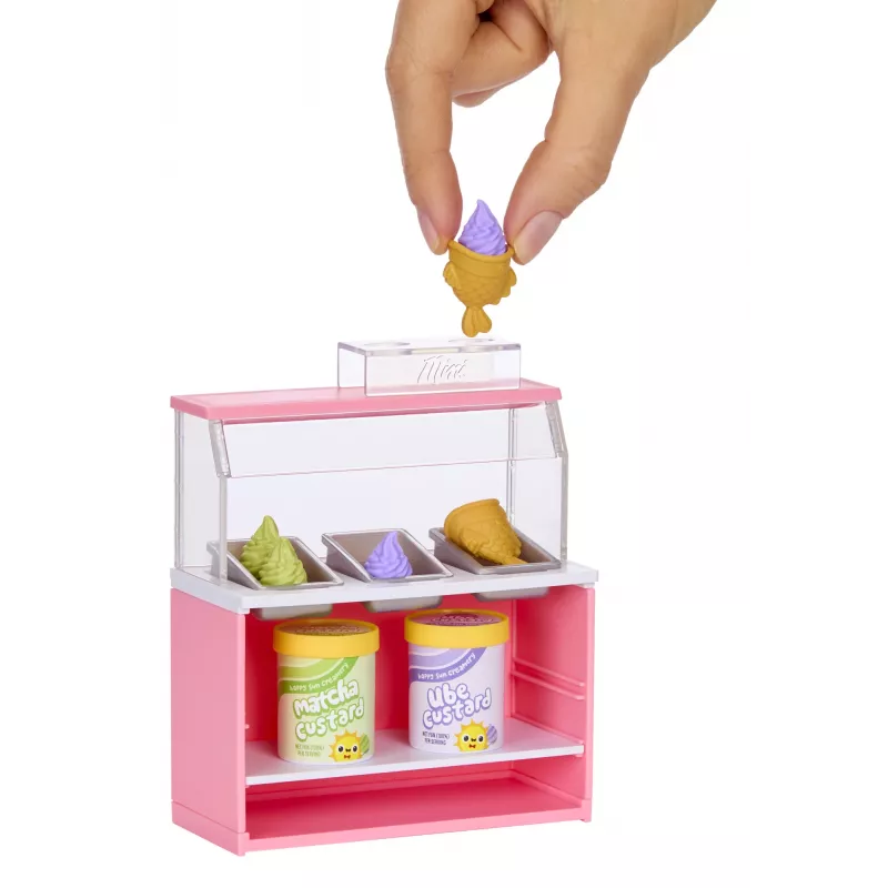 Miniverse Spaces Furniture Pack PDQ, kafejnīca, 8 gadi, daudzkrāsains, plastmasa