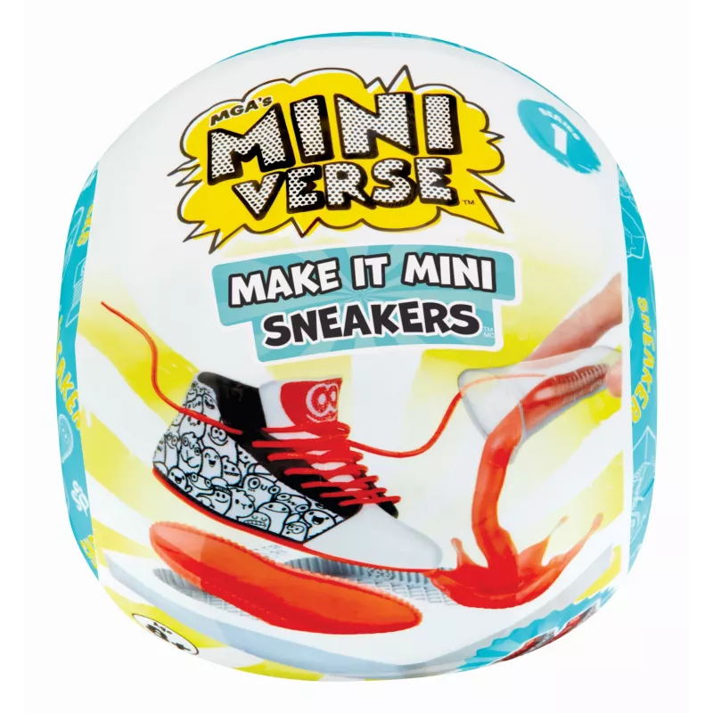 Miniverse Make It Mini Sneakers PDQ, 8 gadi, Daudzkrāsains, Plastmasa