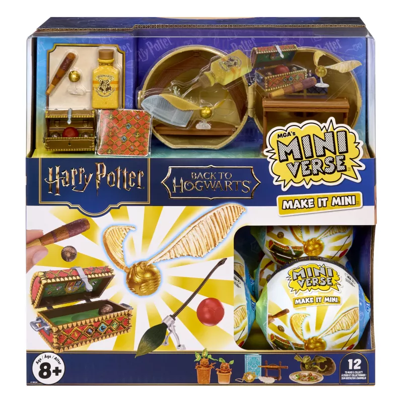 Miniverse Make It Mini Harry Potter Back to Hogwarts in PDQ, 8 gadi, Harijs Poters, Daudzkrāsaina, Plastmasa