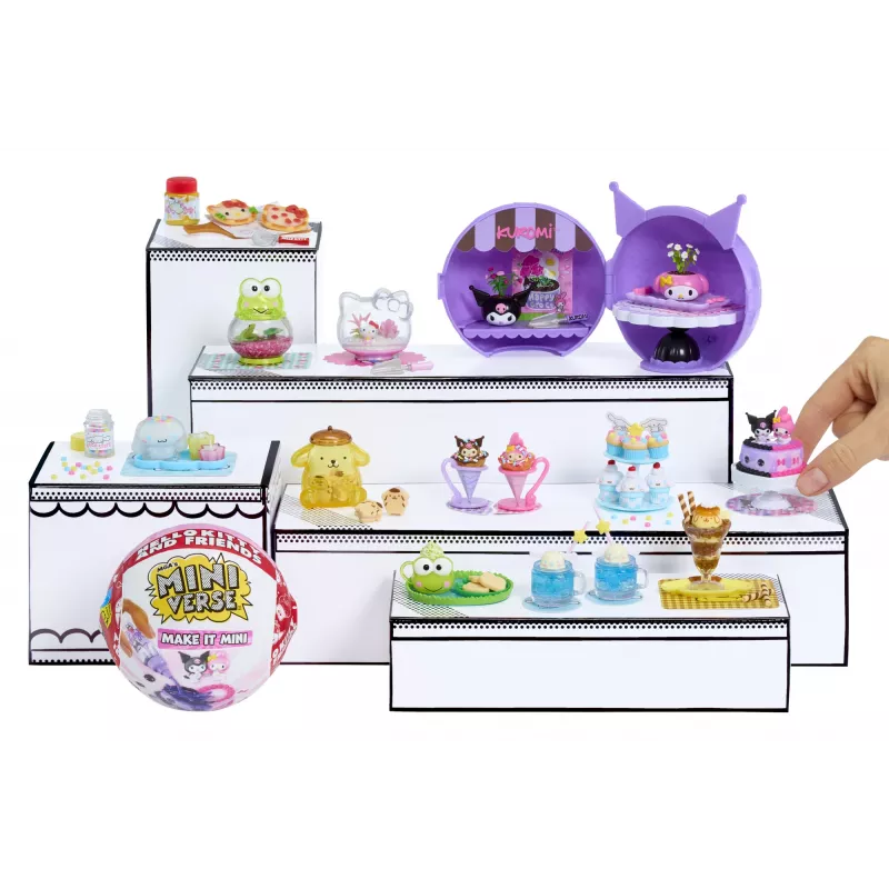 Miniverse Make It Mini SANRIO Series 2 Asst in PDQ, 8 gadu/ gadi, Daudzkrāsaina, Plastmasa