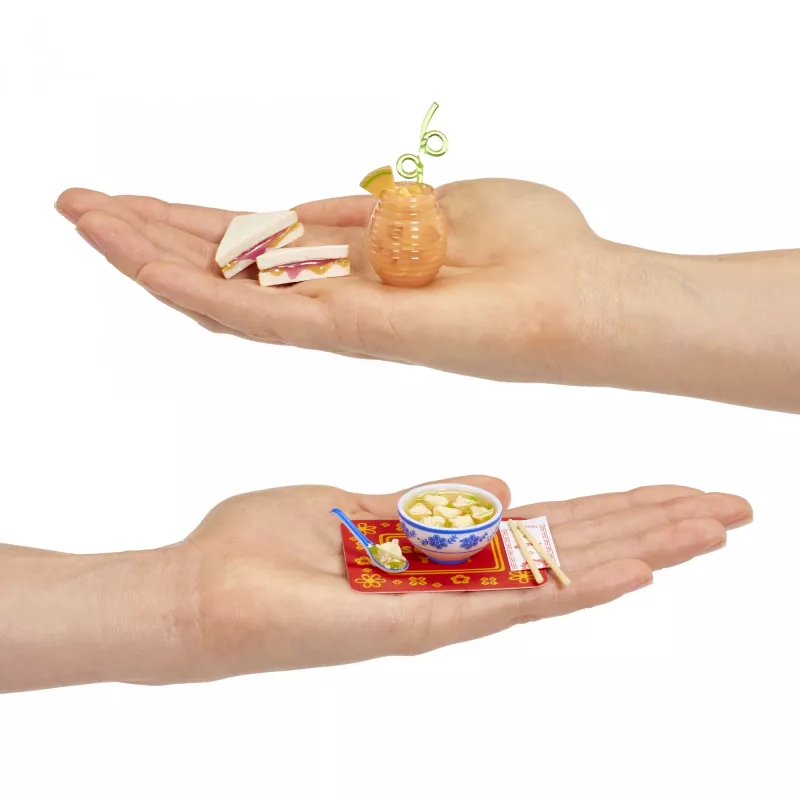 Miniverse Make It Mini Foods: Cafe in PDQ Series 5 (Wave A), 8 gadi, Daudzkrāsains, Plastmasa