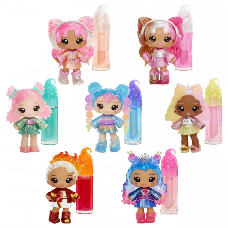 MGA Entertainment Yummiland lūpu spīduma lelle sērija 2 – Mystery Chase 2 (Neopolitan/Avery Ice Cream)