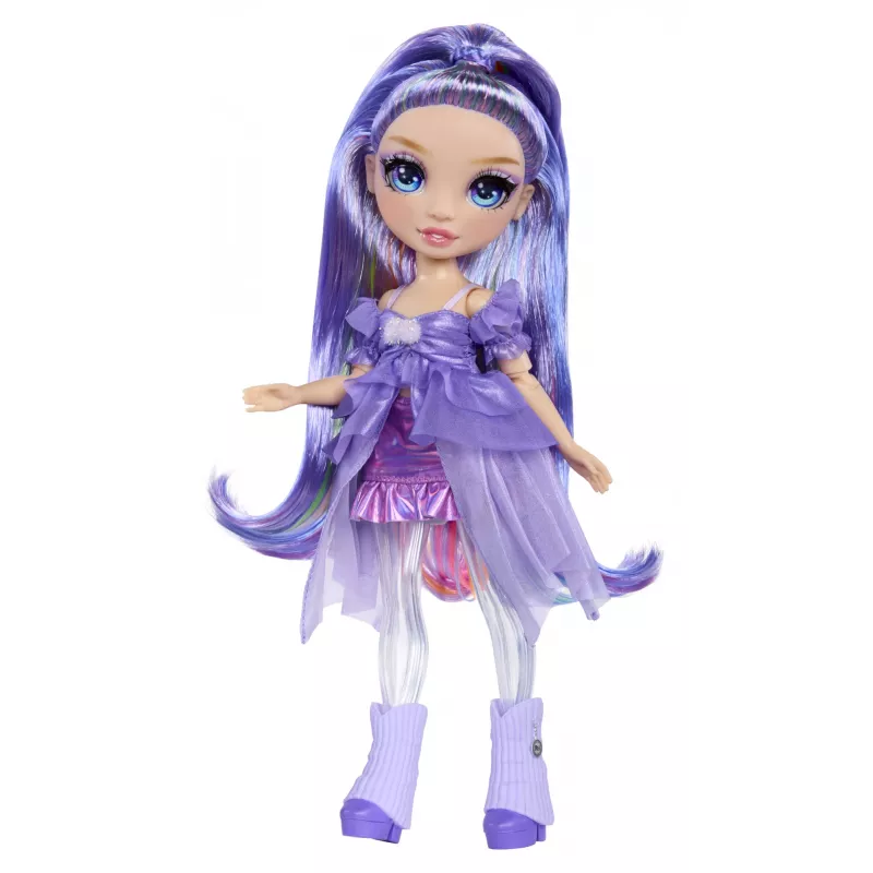 Rainbow High Rainbow Shimmers ar gļotu modes lelle - Violet (violeta)