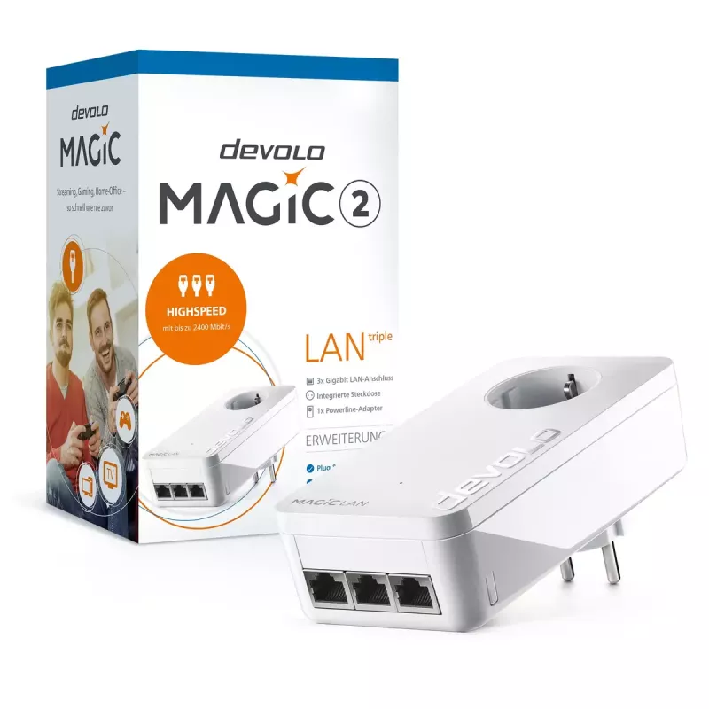 Ethernet LAN adapteris Devolo Magic 2 LAN triple