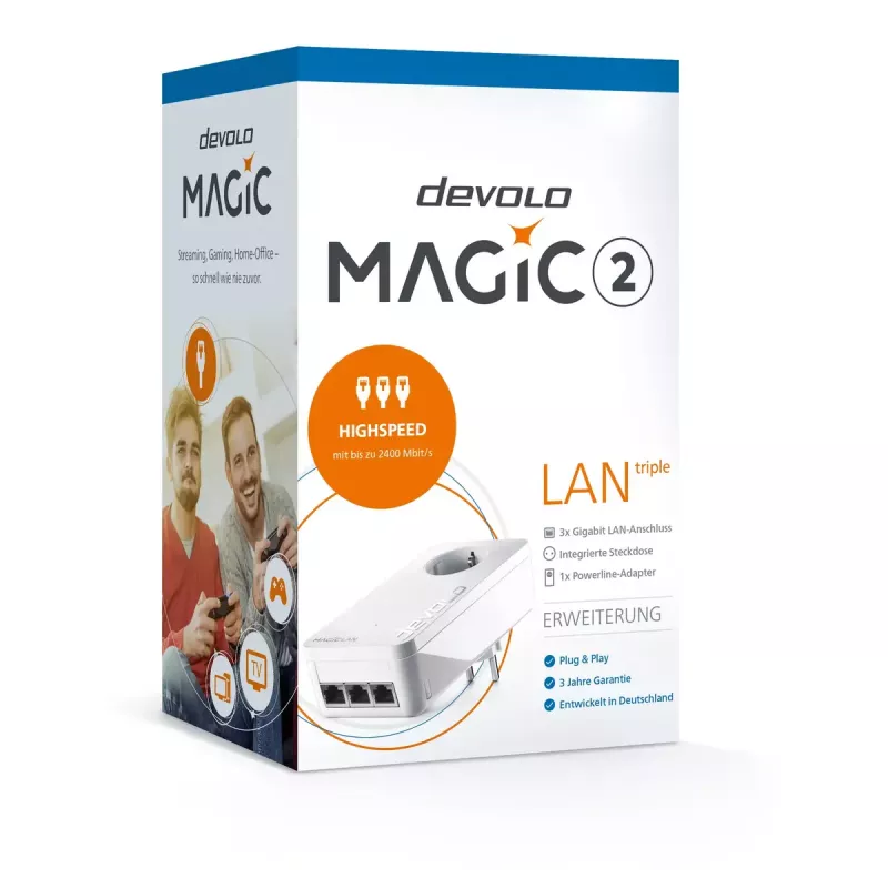 Ethernet LAN adapteris Devolo Magic 2 LAN triple