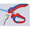 Knipex 95 05 20 SB knaibles Nerūsējošais tērauds Plastmasas rokturis Zils Sarkans