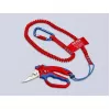 Knipex 95 05 20 SB knaibles Nerūsējošais tērauds Plastmasas rokturis Zils Sarkans