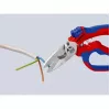 Knipex 95 05 20 SB knaibles Nerūsējošais tērauds Plastmasas rokturis Zils Sarkans