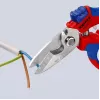 Knipex 95 05 20 SB knaibles Nerūsējošais tērauds Plastmasas rokturis Zils Sarkans